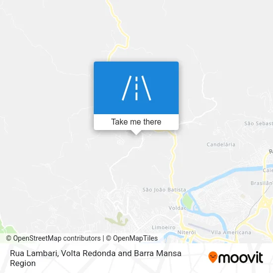 Rua Lambari map