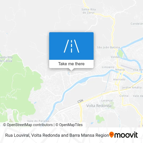 Rua Louviral map