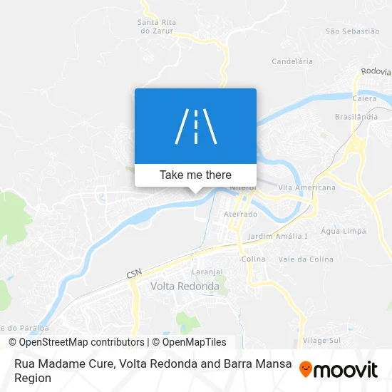 Rua Madame Cure map