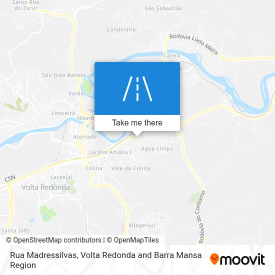 Rua Madressilvas map