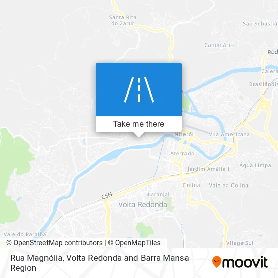 Rua Magnólia map