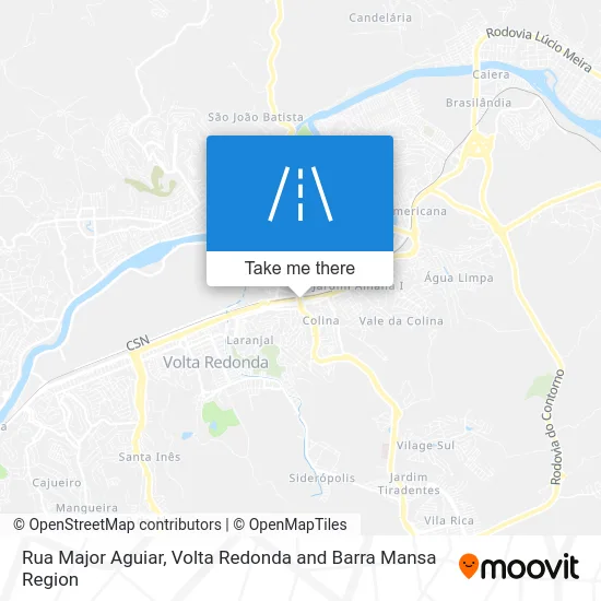 Rua Major Aguiar map
