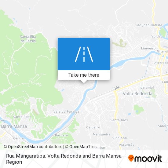 Rua Mangaratiba map