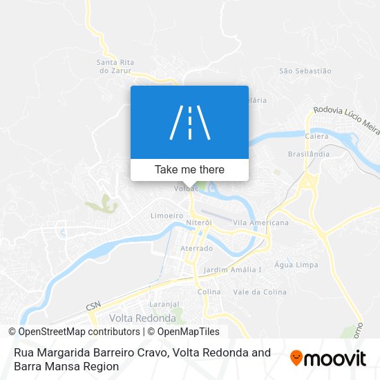 Rua Margarida Barreiro Cravo map