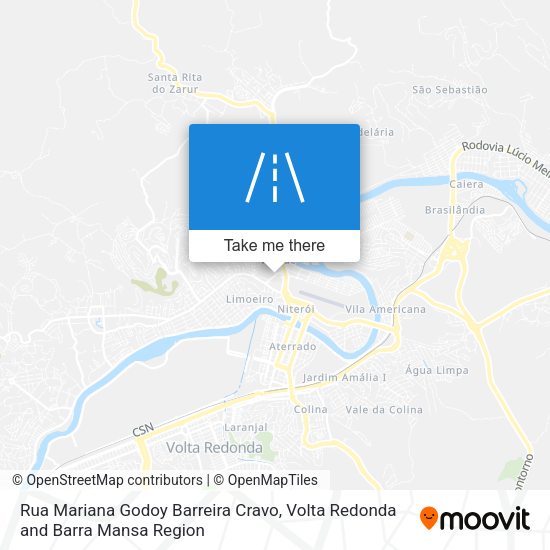 Rua Mariana Godoy Barreira Cravo map