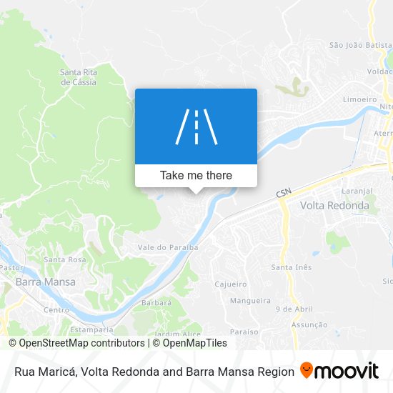 Rua Maricá map