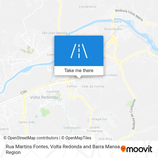 Rua Martins Fontes map