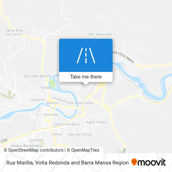 Rua Marília map