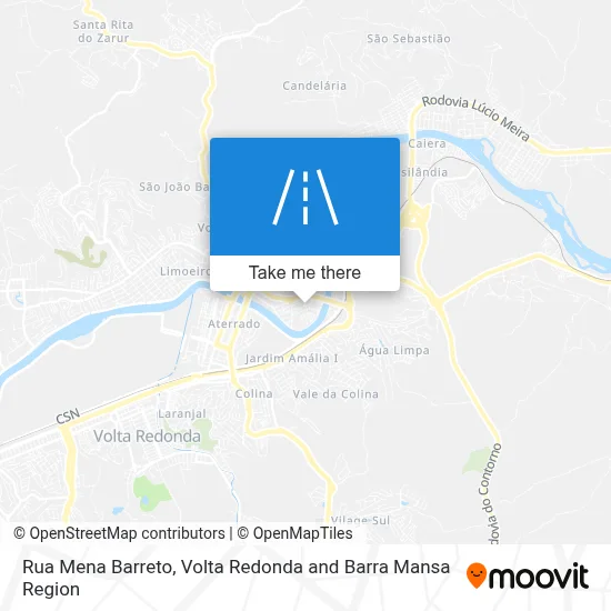 Rua Mena Barreto map