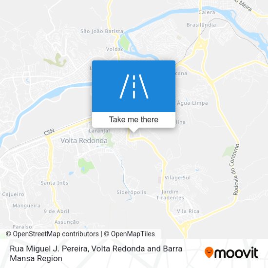 Rua Miguel J. Pereira map