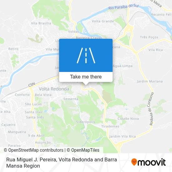 Rua Miguel J. Pereira map