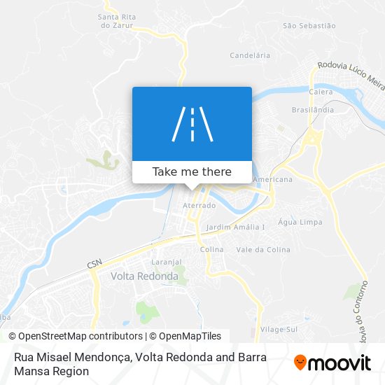 Mapa Rua Misael Mendonça