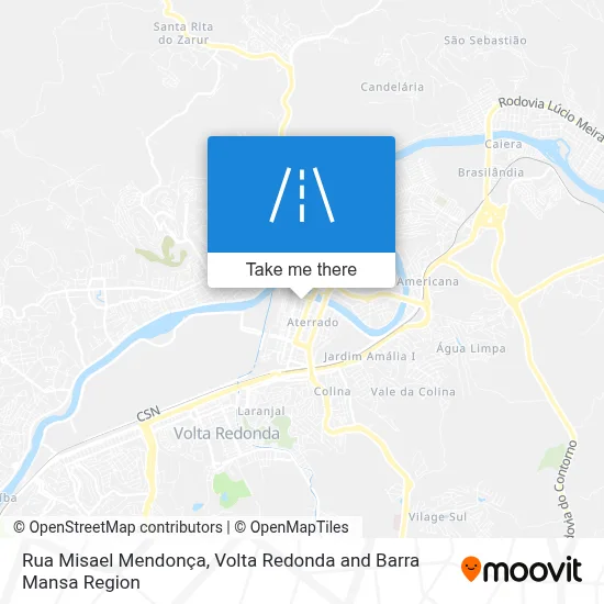 Rua Misael Mendonça map