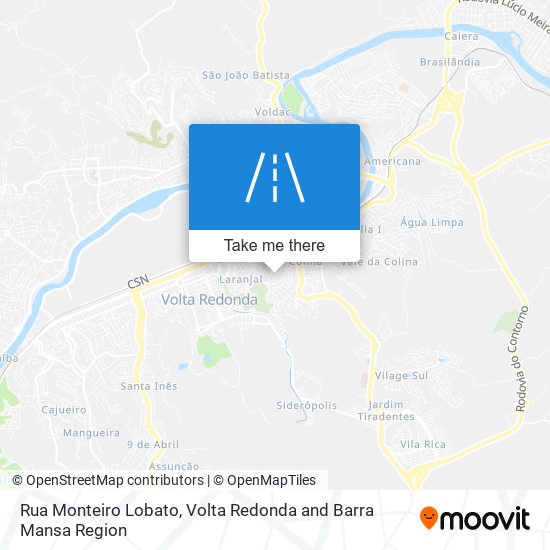 Rua Monteiro Lobato map