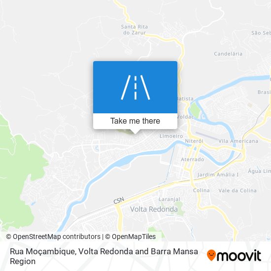 Rua Moçambique map