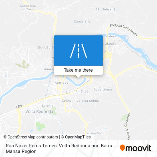 Rua Nazer Féres Temes map