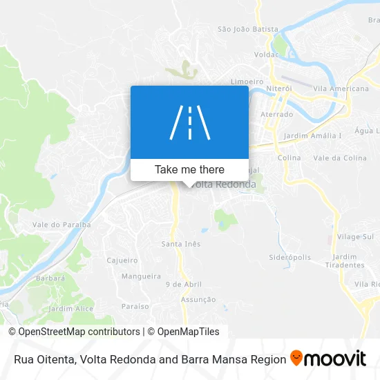 Rua Oitenta map