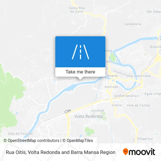 Rua Oitis map
