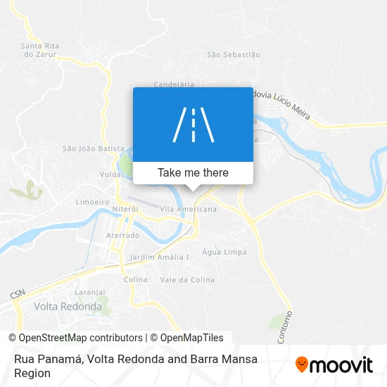 Rua Panamá map