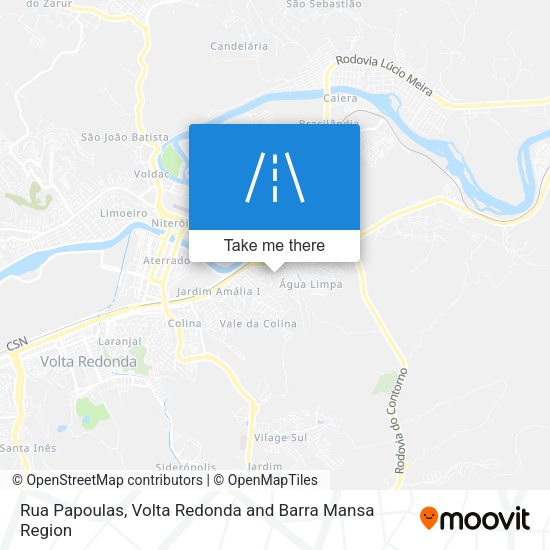 Rua Papoulas map