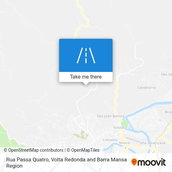 Rua Passa Quatro map