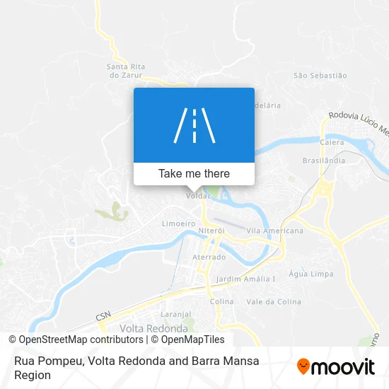 Rua Pompeu map