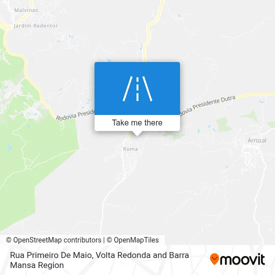 Rua Primeiro De Maio map