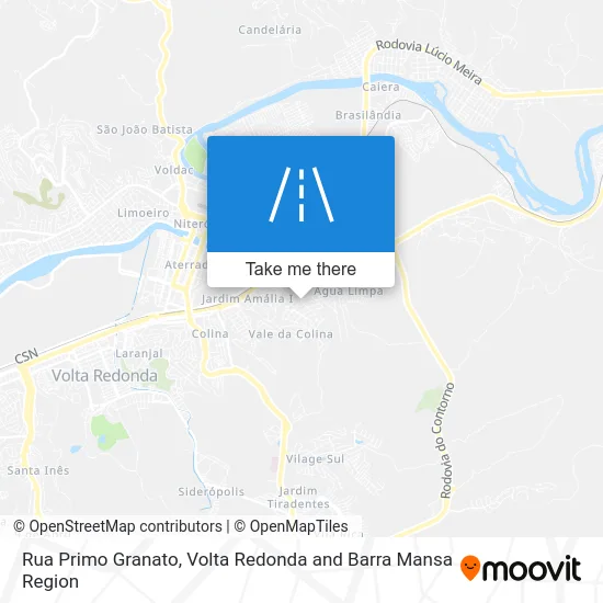 Rua Primo Granato map