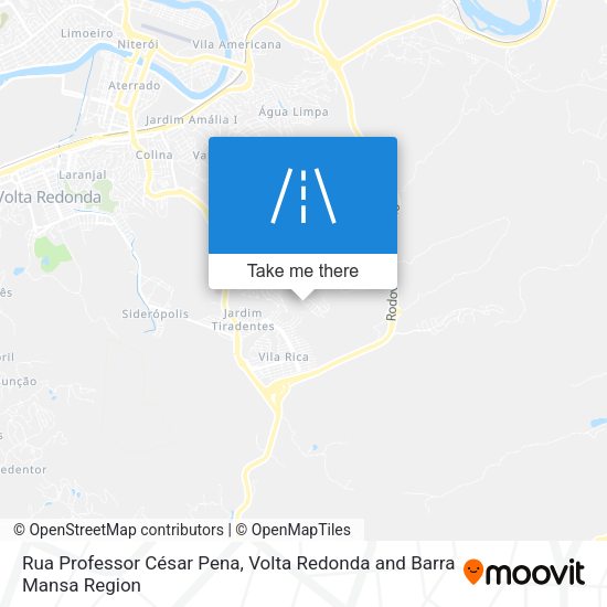 Rua Professor César Pena map