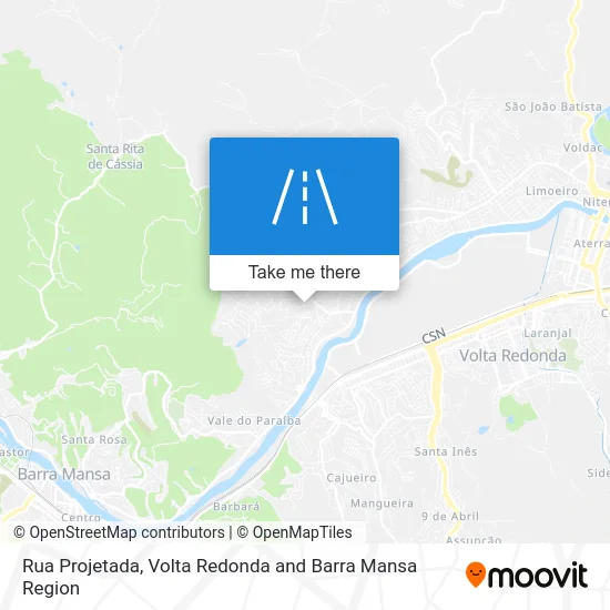 Rua Projetada map