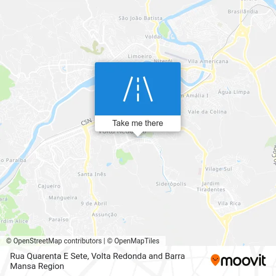 Rua Quarenta E Sete map