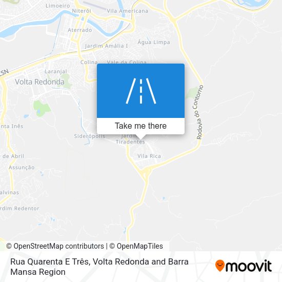 Rua Quarenta E Três map