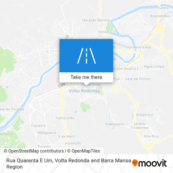 Rua Quarenta E Um map