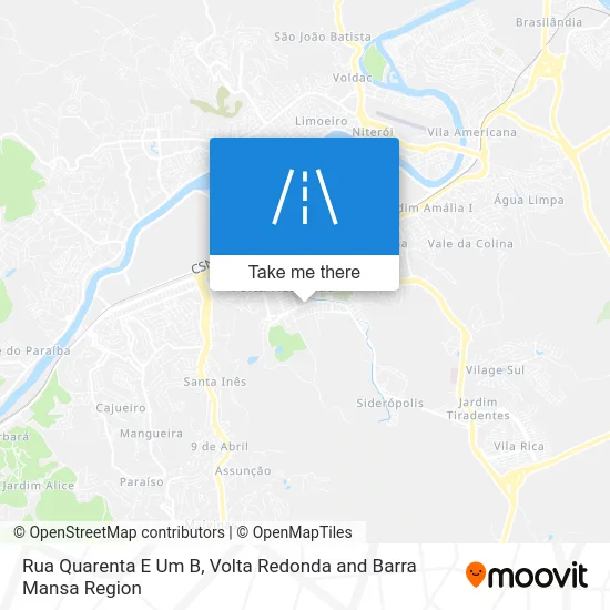 Rua Quarenta E Um B map