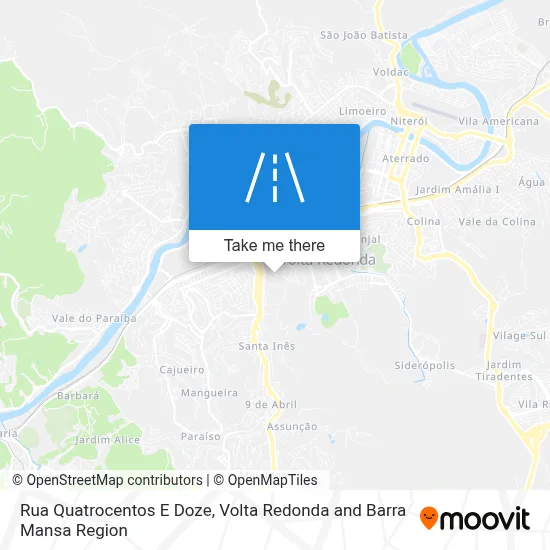 Rua Quatrocentos E Doze map