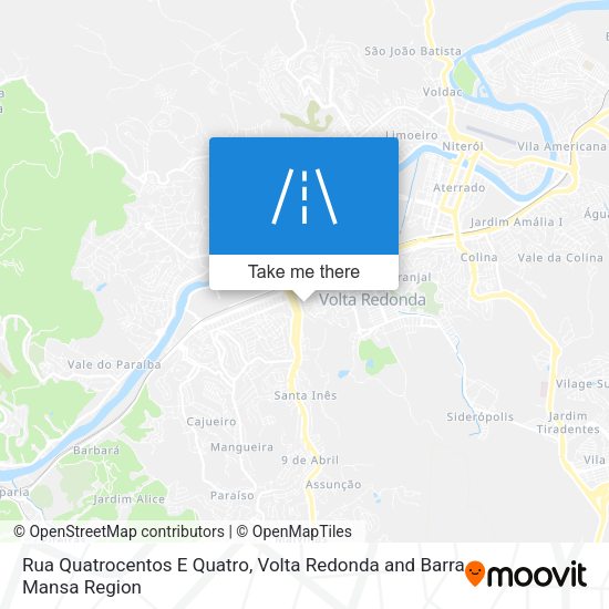 Rua Quatrocentos E Quatro map