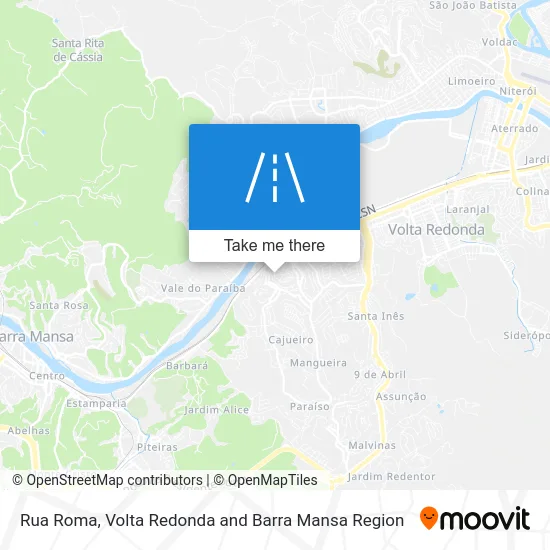 Rua Roma map