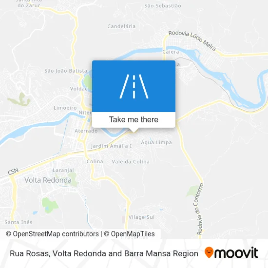 Rua Rosas map