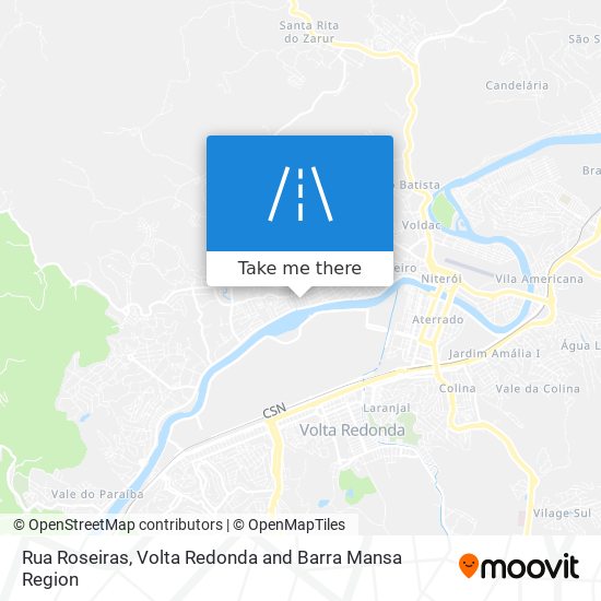 Mapa Rua Roseiras