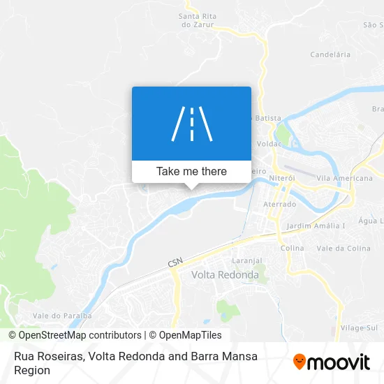 Rua Roseiras map