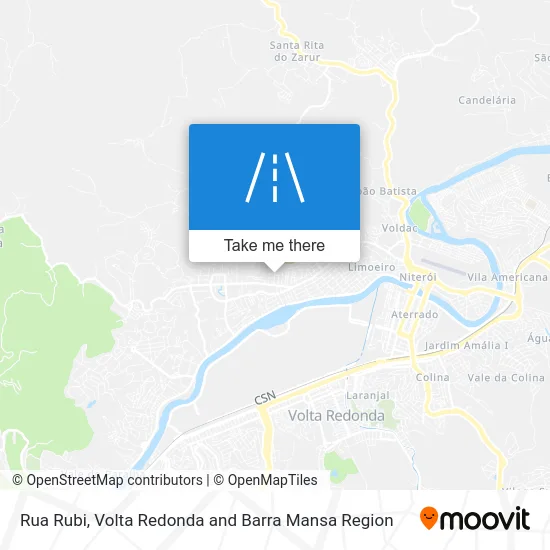 Rua Rubi map