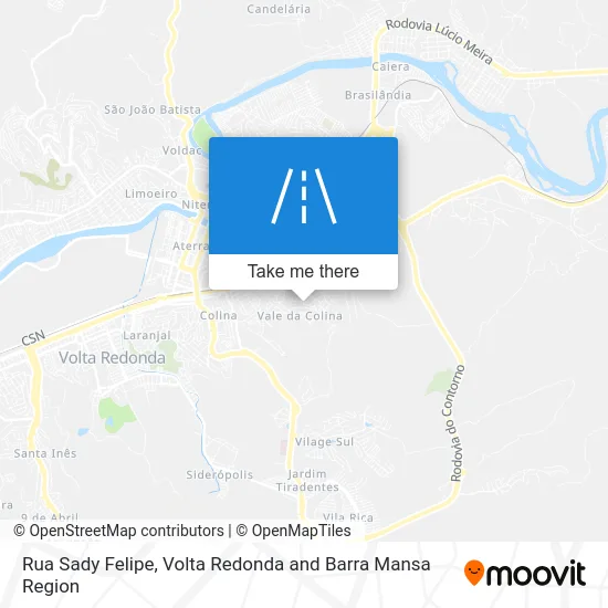 Rua Sady Felipe map