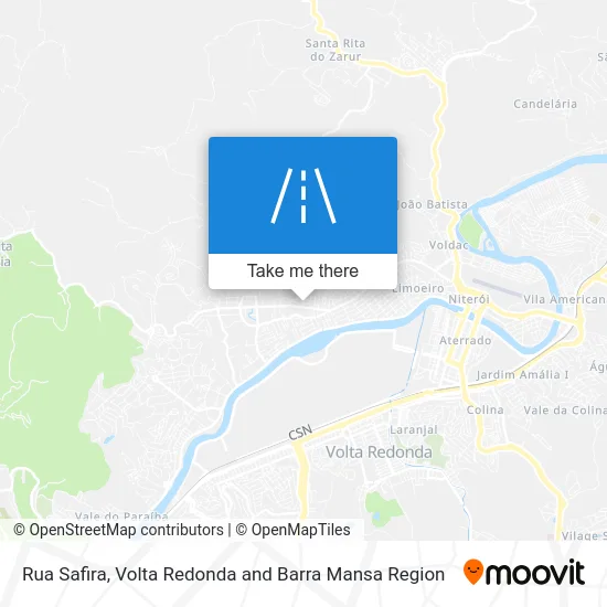 Rua Safira map