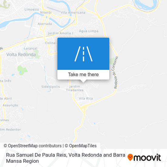 Rua Samuel De Paula Reis map