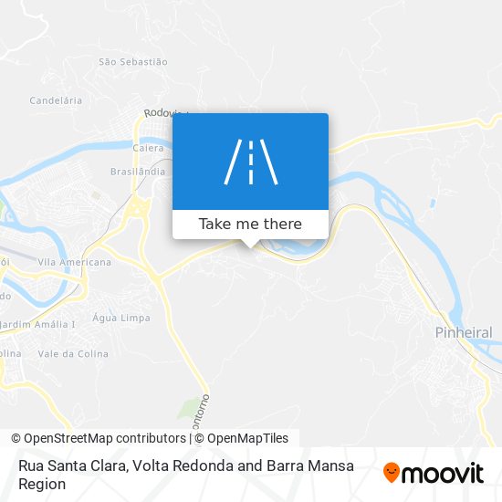 Mapa Rua Santa Clara