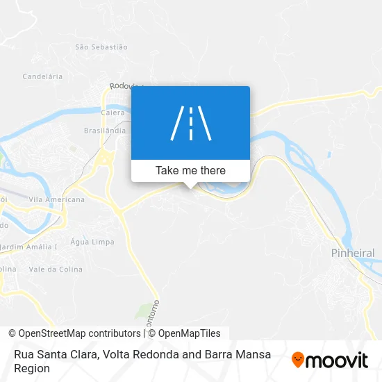 Rua Santa Clara map