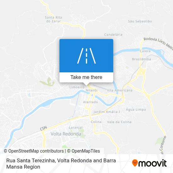 Rua Santa Terezinha map
