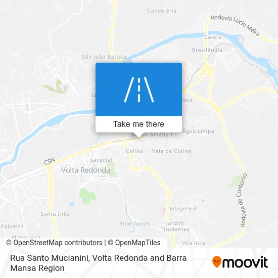 Rua Santo Mucianini map