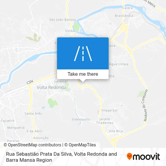Rua Sebastião Prata Da Silva map