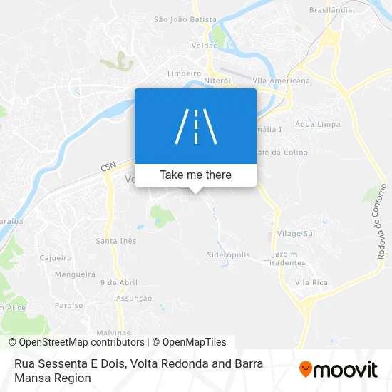 Rua Sessenta E Dois map
